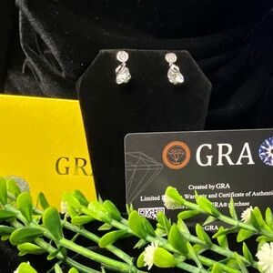 Moissanite Earrings 4ctw